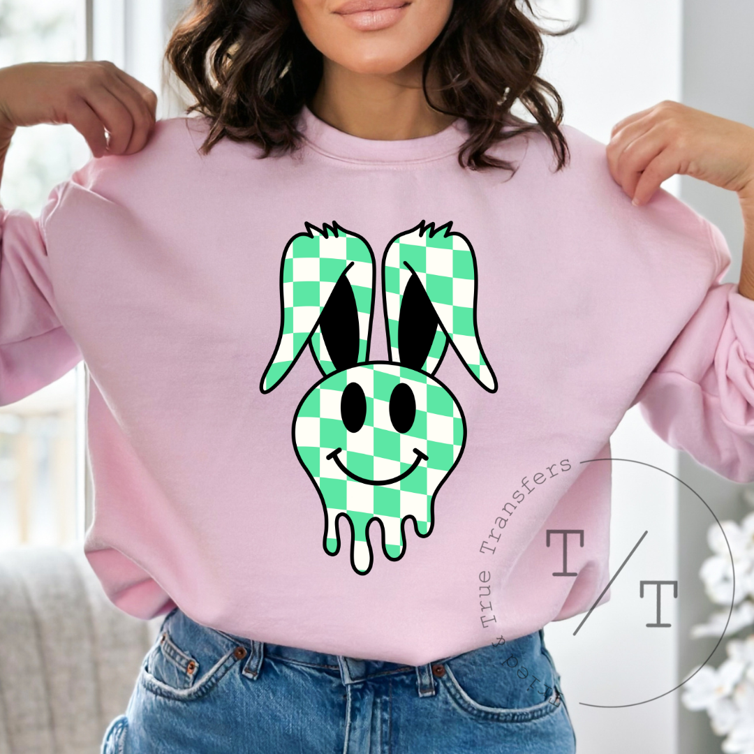 Green Checkered Bunny