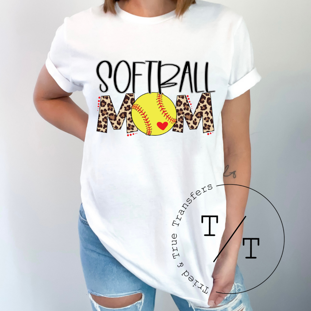 Softball Mom Leopard