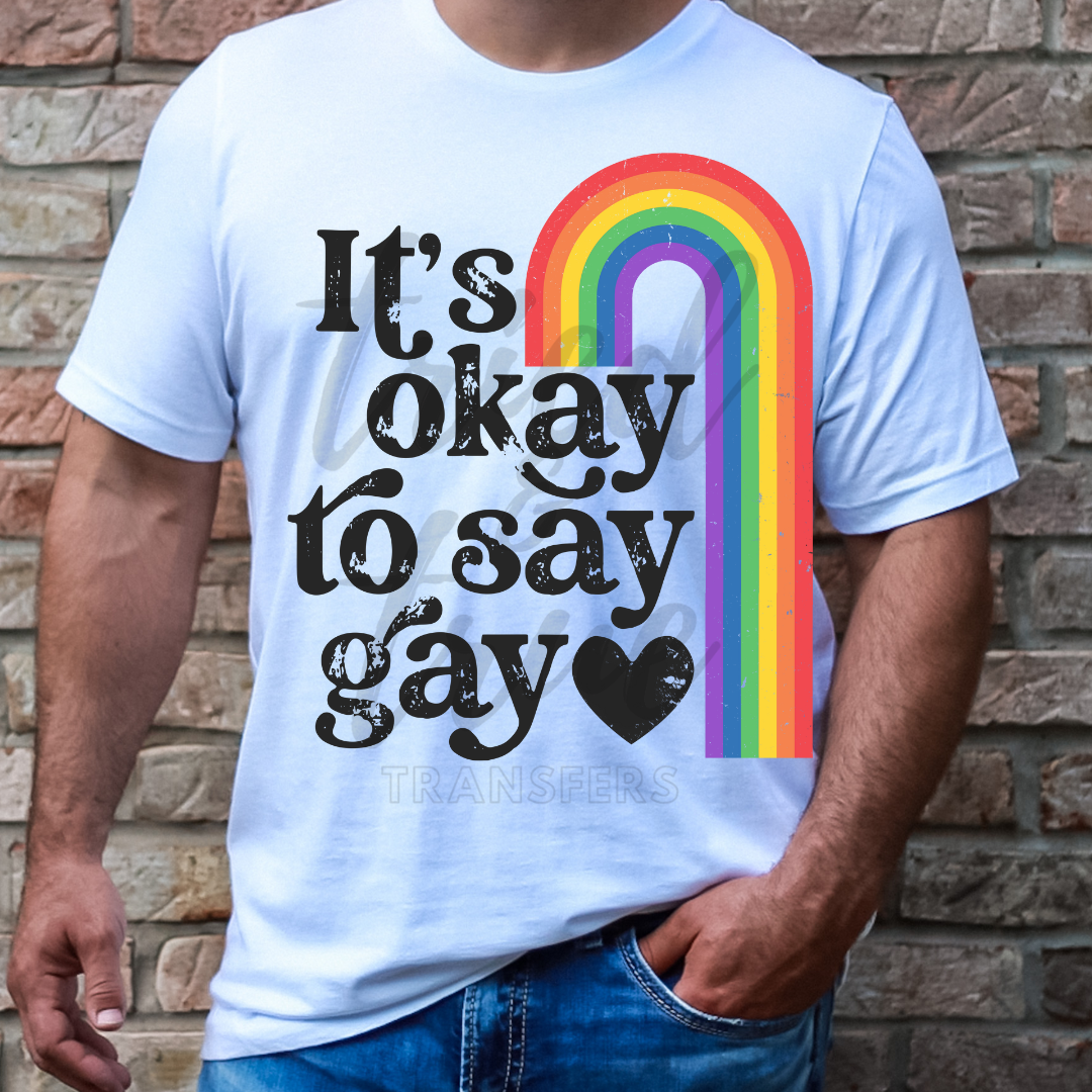 It's Okat to say Gay